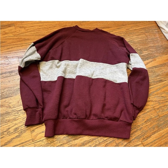 Vintage 80s 90s Converse Crew Neck Sweatshirt Sz XL Made In USA Chuck Taylor - Picture 3 of 3